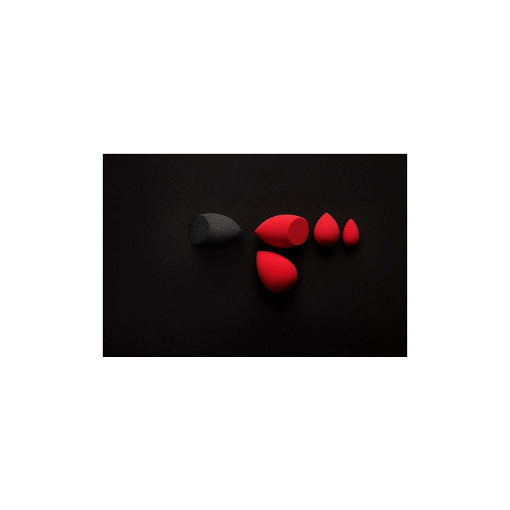 Kashoki Mu Sponge Raindrop Medium Red | Bellasoa Paris
