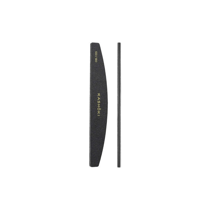 Kashoki Ns Nail File Black Bridge Grid 100/180 | Bellasoa Paris