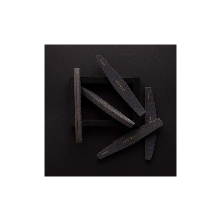 Kashoki Ns Nail File Black Bridge Grid 100/180 | Bellasoa Paris