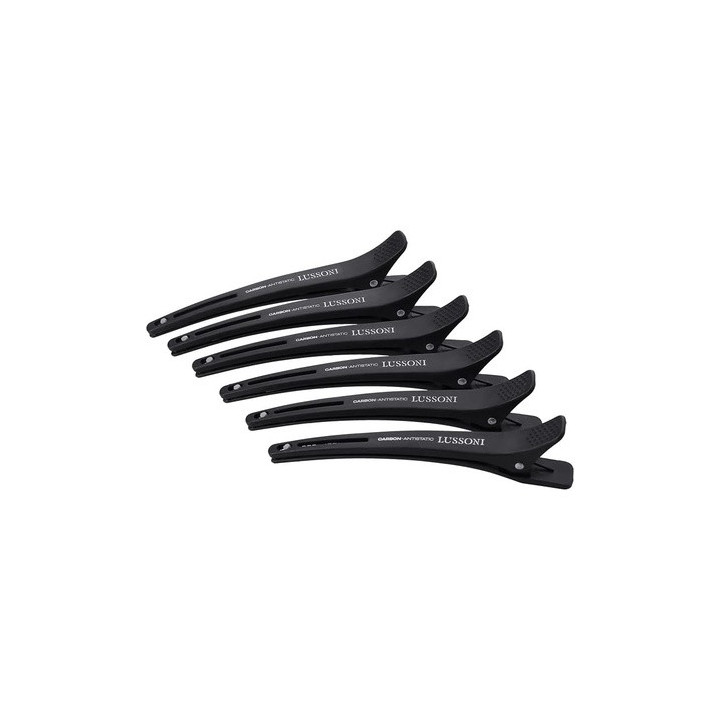 Lussoni Hr Acc Carbon Clips With Band 6 Pcs | Bellasoa Paris