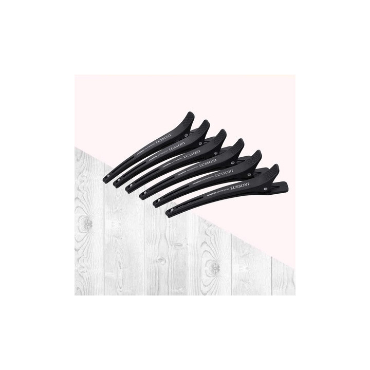 Lussoni Hr Acc Carbon Clips With Band 6 Pcs | Bellasoa Paris