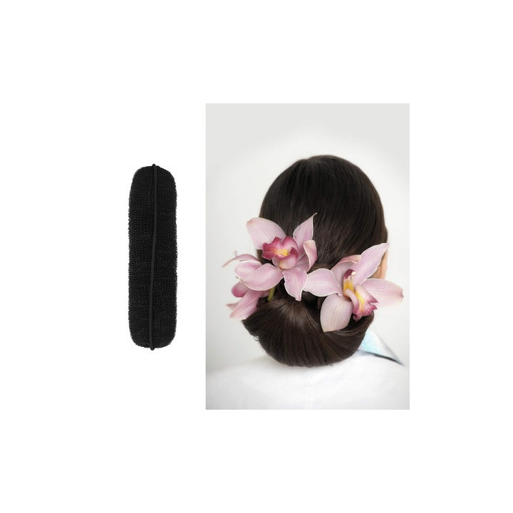 Lussoni Hr Acc Hair Bun Roll Black 150MM | Bellasoa Paris