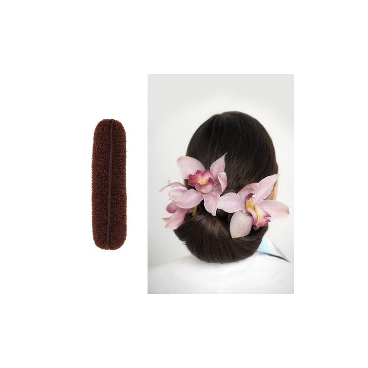 Lussoni Hr Acc Hair Bun Roll Brown 150MM | Bellasoa Paris