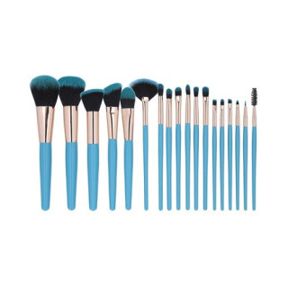 Mimo Makeup Brush Blue 18 Pcs Set | Bellasoa Paris