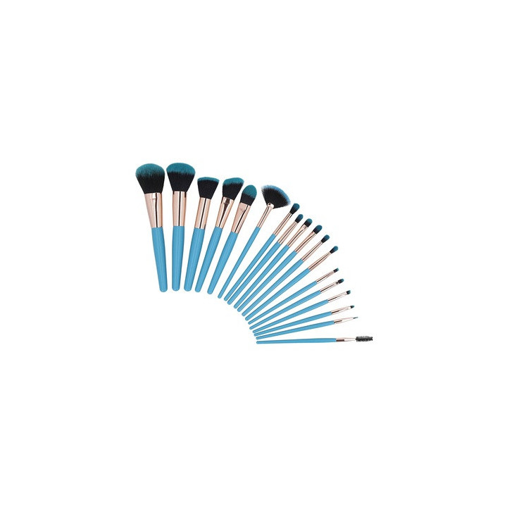 Mimo Makeup Brush Blue 18 Pcs Set | Bellasoa Paris