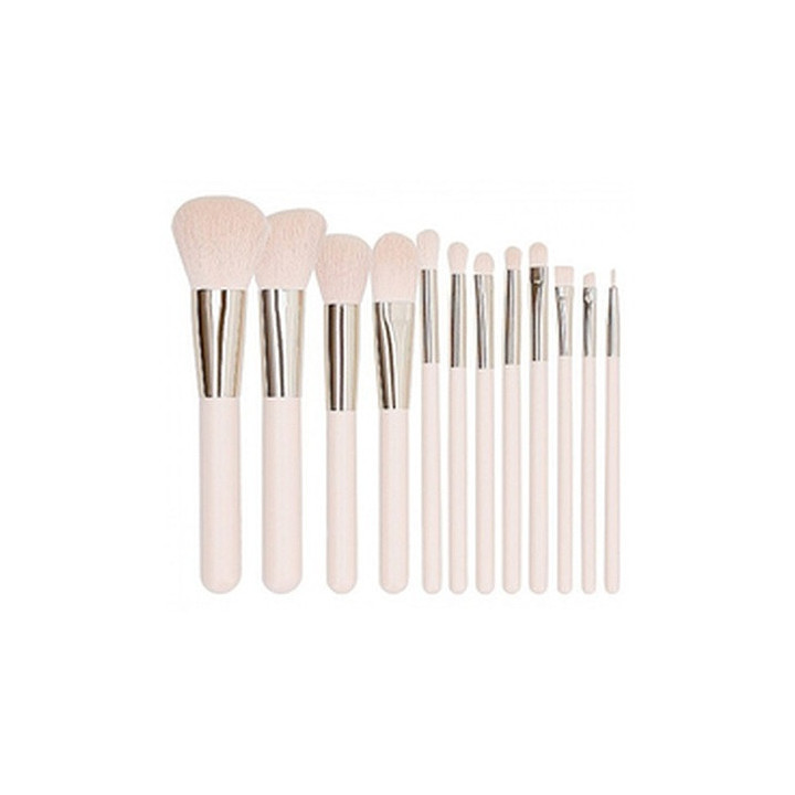 Mimo Makeup Brush Pink 12PCS Set | Bellasoa Paris