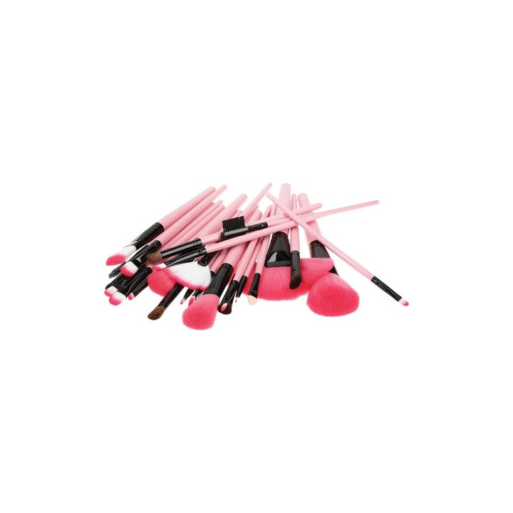 Mimo Makeup Brush Pink 24PCS Set | Bellasoa Paris