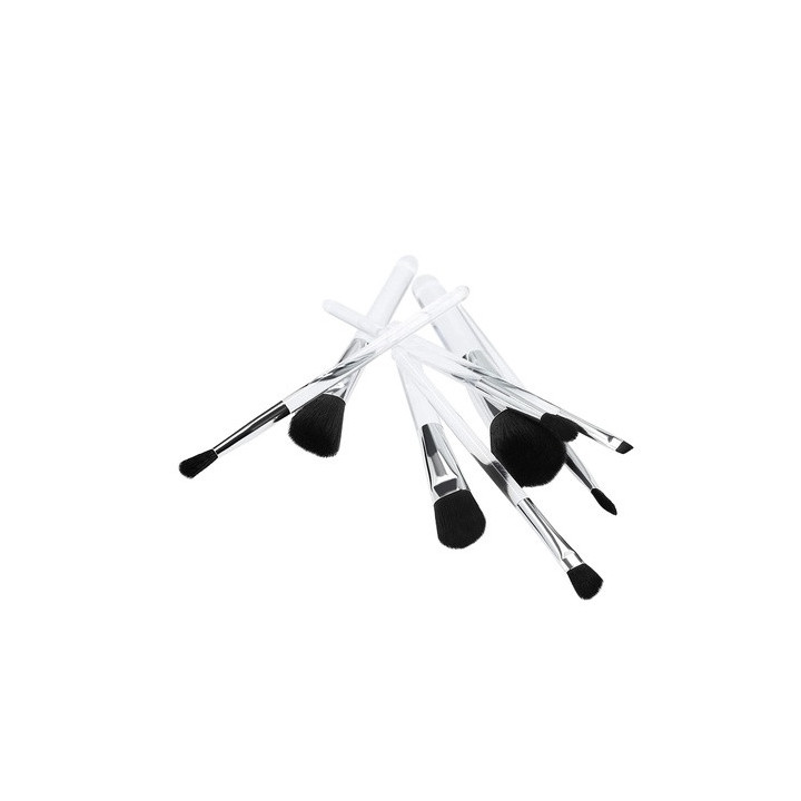 Mimo Makeup Brush Transparent 8PCS Set | Bellasoa Paris