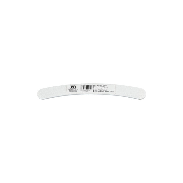 Mimo Nail File Banana White Grid 100/180 | Bellasoa Paris