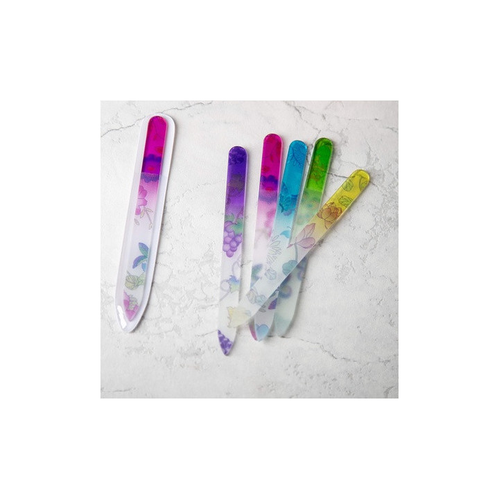 Mimo Nail File Flower Printed Glass | Bellasoa Paris