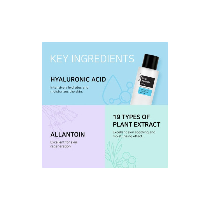 Coxir — Lotion tonique acide hyaluronique, 150 ml | Bellasoa Paris