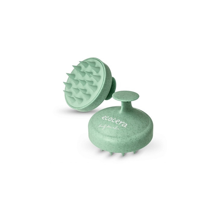 Ecocera Hair Scalp Massager Brush Green | Bellasoa Paris