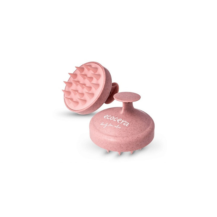 Ecocera Hair Scalp Massager Brush Pink | Bellasoa Paris
