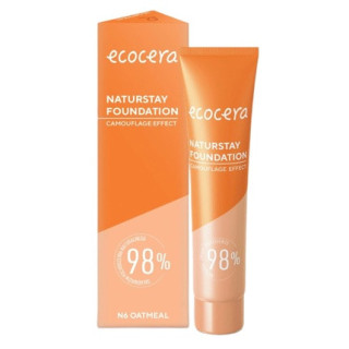 Ecocera Naturstay Foundation N6 Oatmeal 30ML | Bellasoa Paris