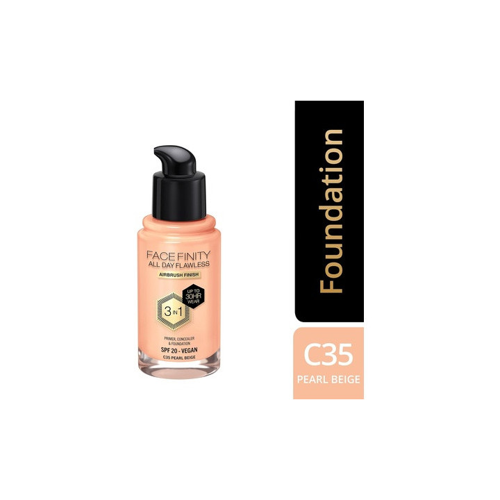 Facefinity 3IN1 Foundation 35 Pearl Beige | Bellasoa Paris