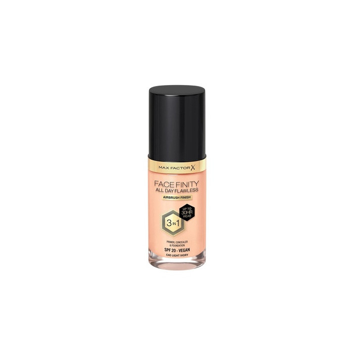 Facefinity 3IN1 Foundation 40 Light Ivory | Bellasoa Paris