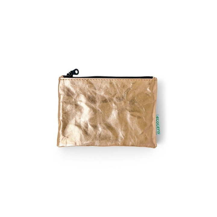 Ecocera Papeda Makeup Bag Rosegold | Bellasoa Paris