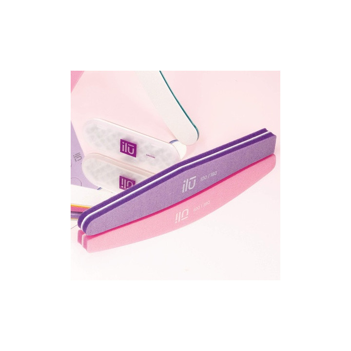Ilu Ns Buffer Diamond Purple Grid 100/180 | Bellasoa Paris