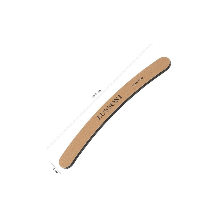 Lussoni Ns Brown Banana File Grid 150/150 25PCS | Bellasoa Paris