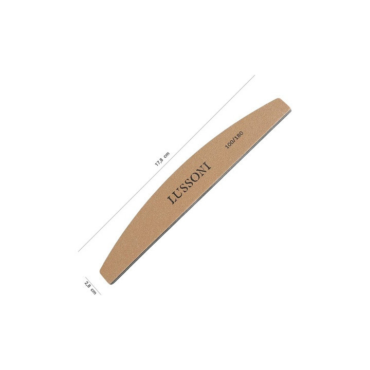 Lussoni Ns Brown Bridge File Grid 100/180 10PCS | Bellasoa Paris
