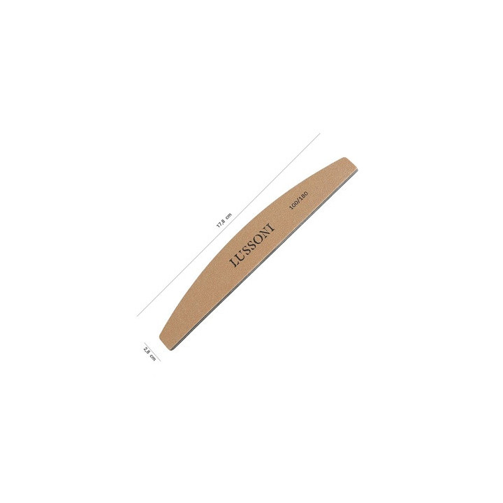 Lussoni Ns Brown Bridge File Grid 100/180 50PCS | Bellasoa Paris