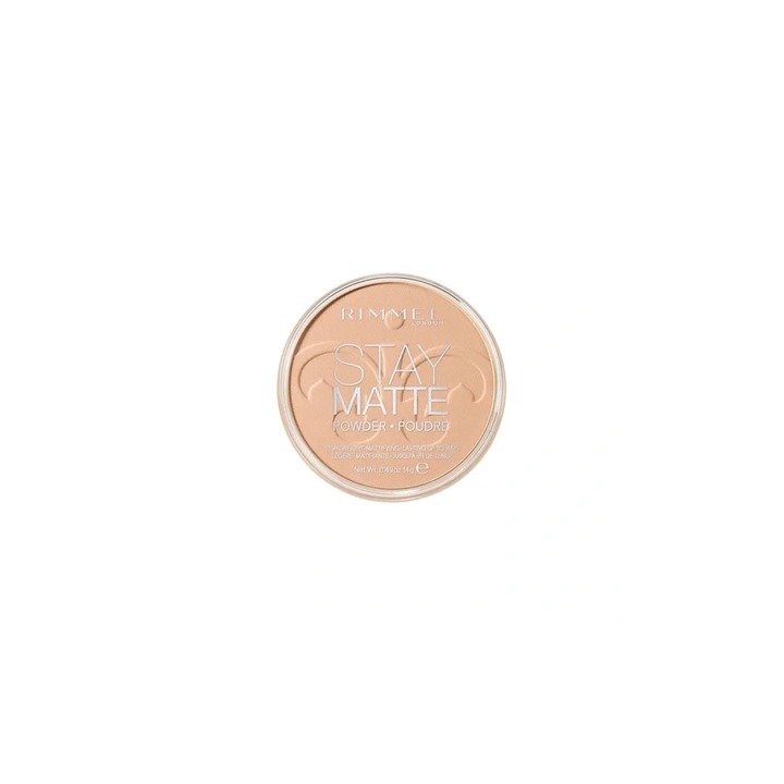 Rimmel Powder Stay Matte 005 Silky Beige 14G | Bellasoa Paris