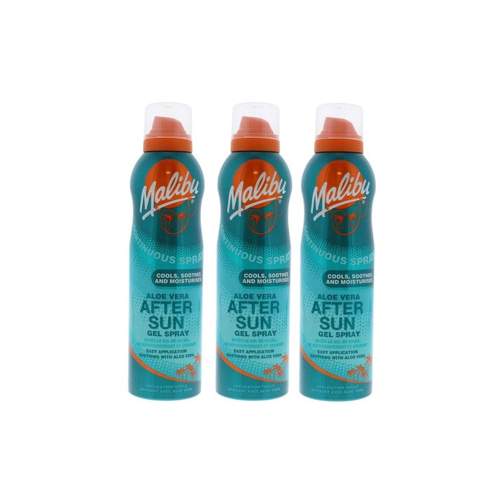 Malibu 175ML Continuous Spray Aloe Vera After Sun Gel Spray | Bellasoa