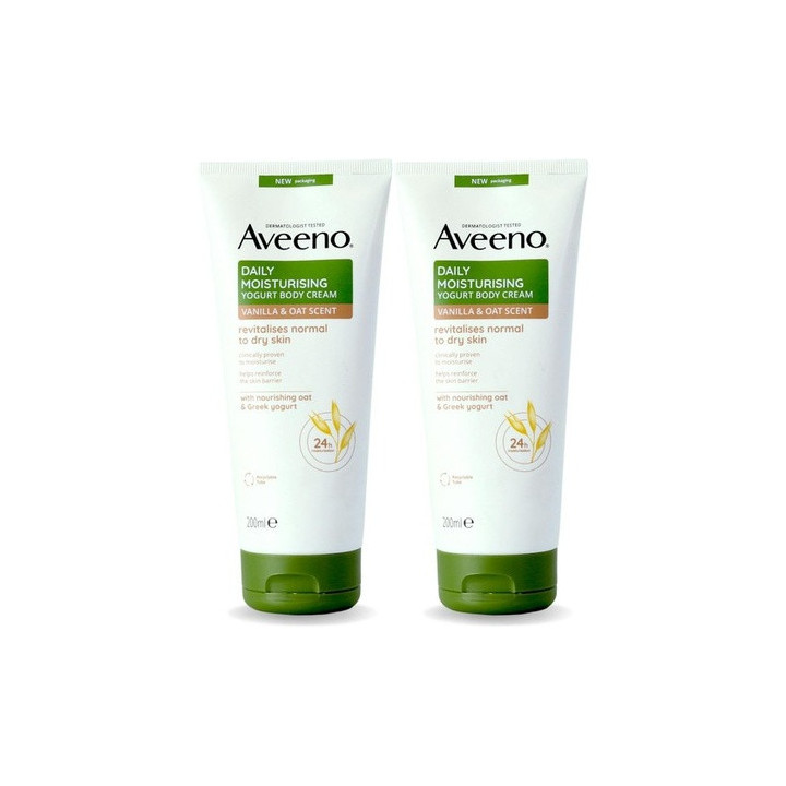 Aveeno 200ML Body Cream Vanilla & Oats | Bellasoa Paris
