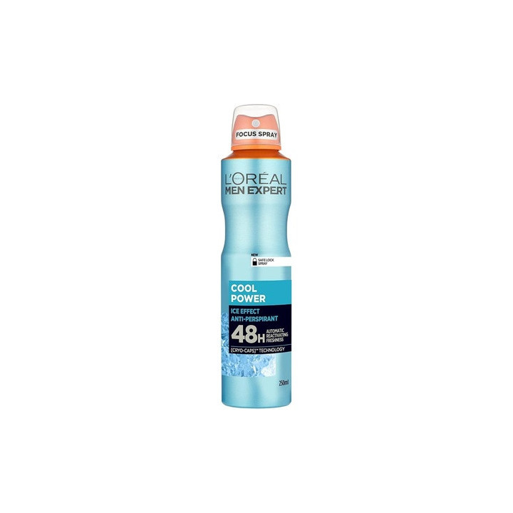 L'oreal Men Expert 250ML Anti Perspirant Deodorant Cool Power | Bellas