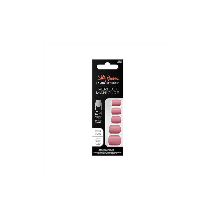 Sally Hansen Salon Effects False Nails Square Pink Clay | Bellasoa Par