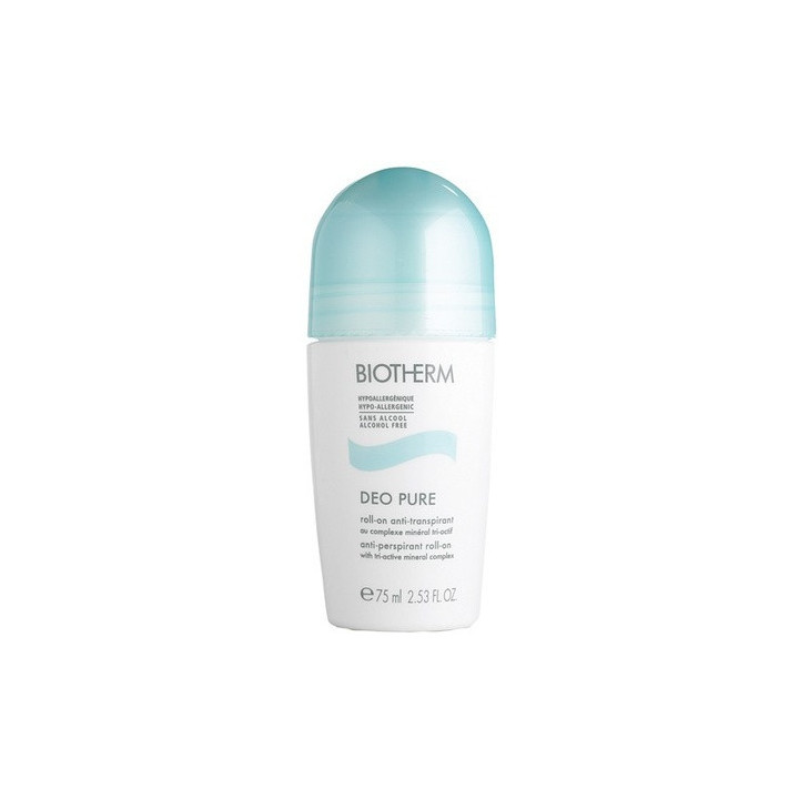 Biotherm Deo Pure Rollon 75ml Antiperspirant With Triactive Mineral Co
