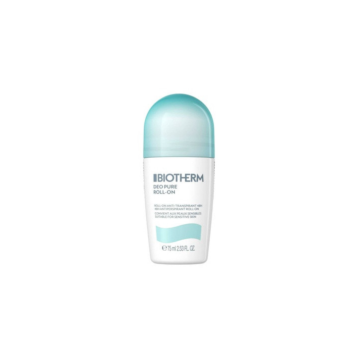 Biotherm Deo Pure Rollon 75ml Antiperspirant With Triactive Mineral Co