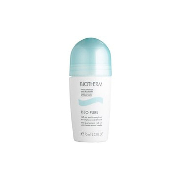Biotherm Deo Pure Rollon 75ml Antiperspirant With Triactive Mineral Co