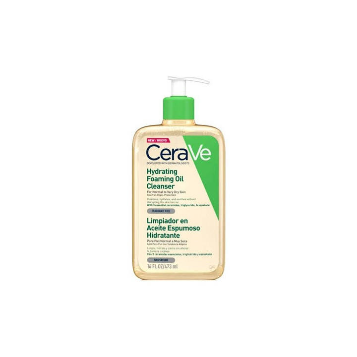 CeraVe — Huile nettoyante, 473 ml | Bellasoa Paris