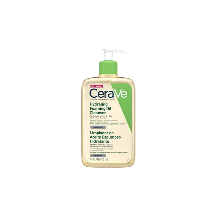 CeraVe — Huile nettoyante, 473 ml | Bellasoa Paris