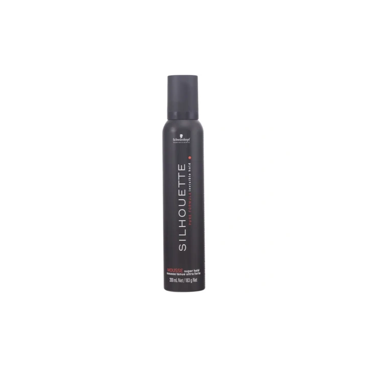 Silhouette Super Hold Mousse (black) 200ML | Bellasoa Paris