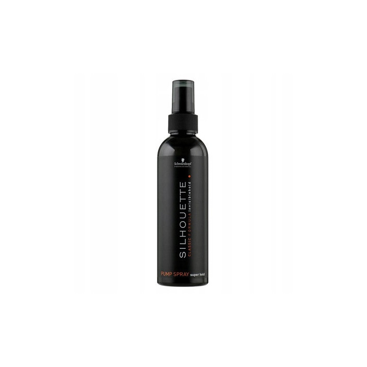 Silhouette Super Hold Pump Spray (black) 200ML | Bellasoa Paris