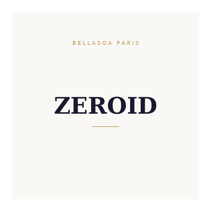 Zeroid — Crème, 80 ml | Bellasoa Paris