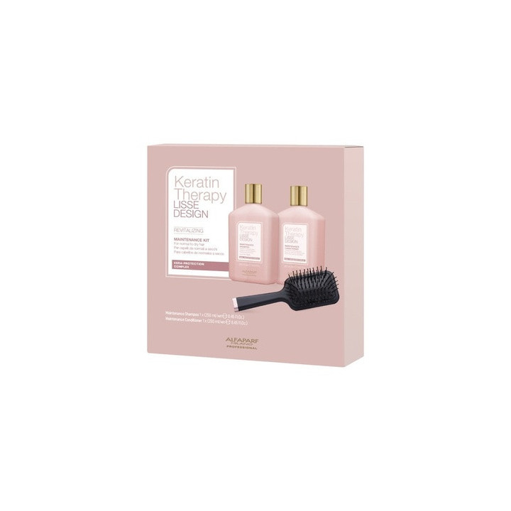 Alfa Lisse Design Sha 250ML+COND 250ML+BRUSH Set | Bellasoa Paris