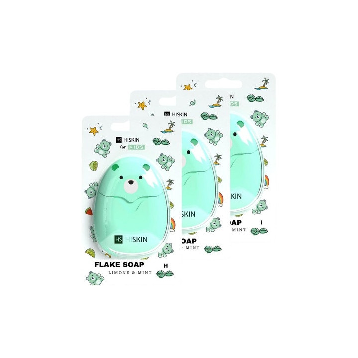 Hiskin Flake Soap Mint 50PCS | Bellasoa Paris