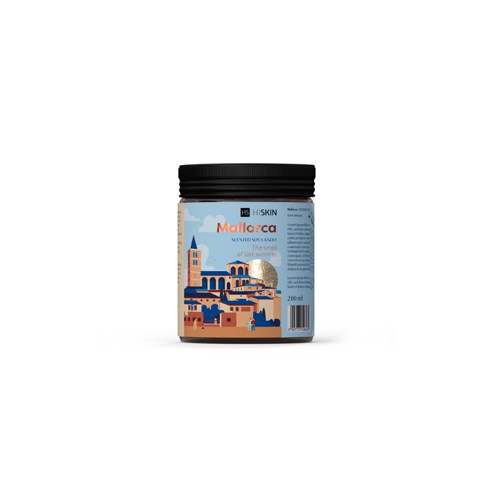 Hiskin Home Soy Candle Mallorca 200ML | Bellasoa Paris