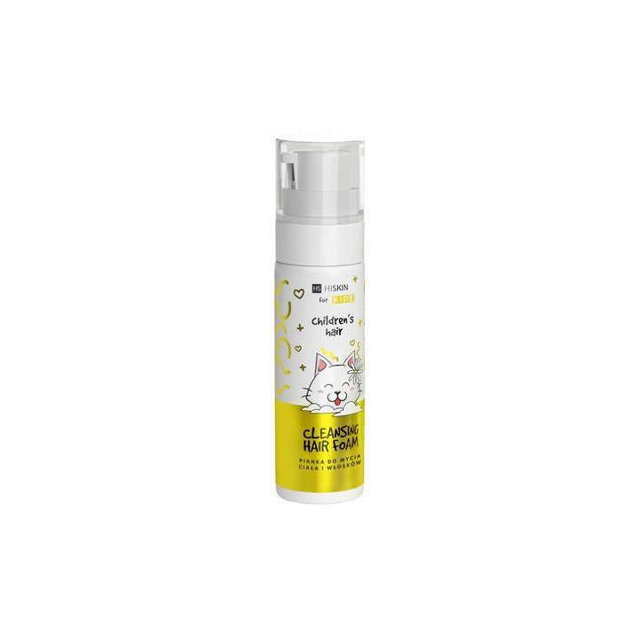 Hiskin Kids Clean Hair Foam Rice Proteins 200ML | Bellasoa Paris