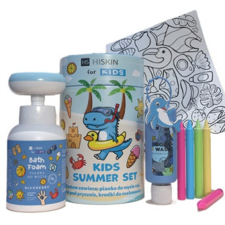 Hiskin Kids Holiday Set Foam & Gel Blue | Bellasoa Paris
