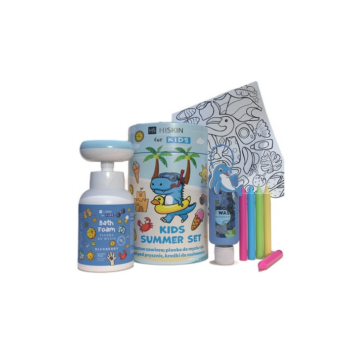 Hiskin Kids Holiday Set Foam & Gel Blue | Bellasoa Paris
