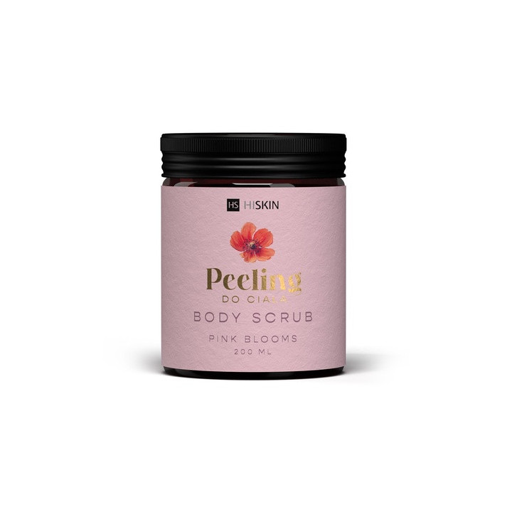 Hiskin Pink Blooms Body Scrub 200ML | Bellasoa Paris