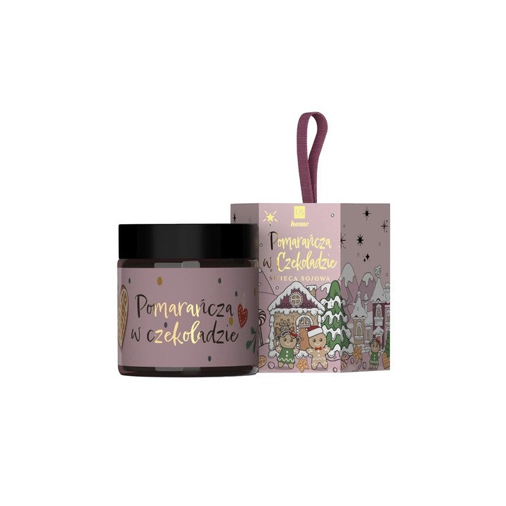 Hiskin Soy Candle Chocolate Orange | Bellasoa Paris