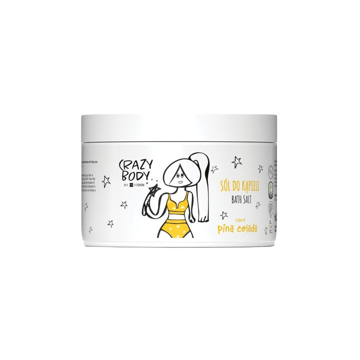 Hiskin Crazy Body Bath Salt Pina Colada 300G | Bellasoa Paris