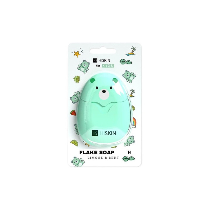 Hiskin Flake Soap Mint 50PCS | Bellasoa Paris