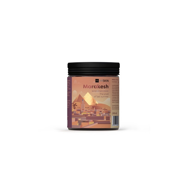 Hiskin Home Soy Candle Marakesh 200ML | Bellasoa Paris