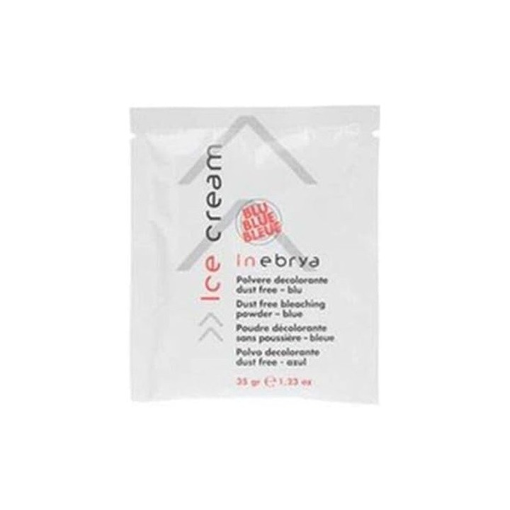 Inebrya De-color Dust-free Powder Blue 24X35G | Bellasoa Paris